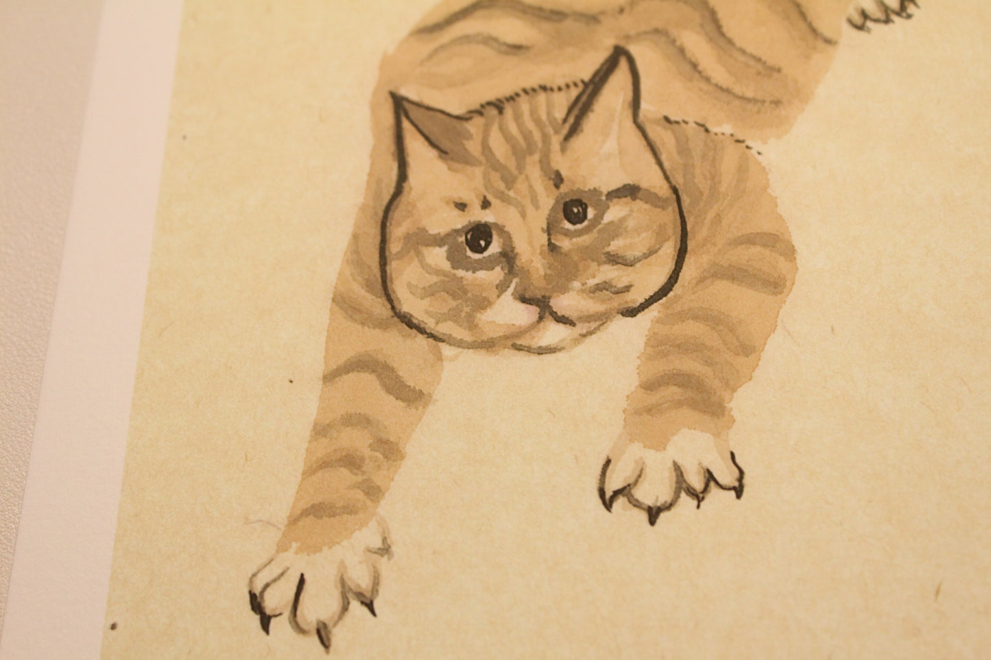 Fierce Tiger Coming Down Hill