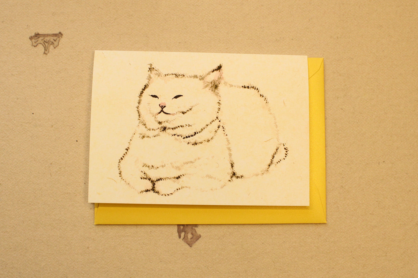 A6 Greeting Card | White loaf