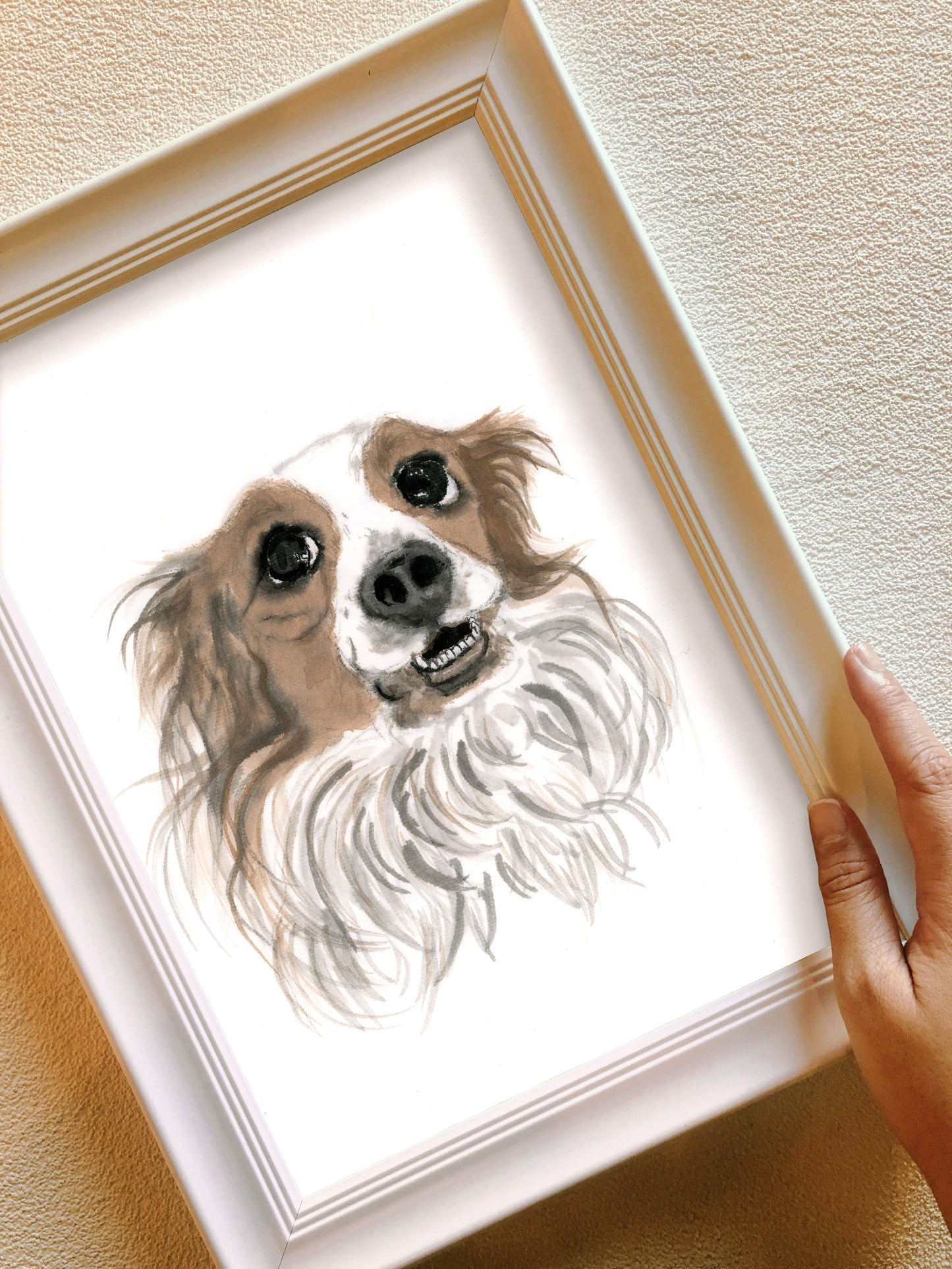 Hand Painted Watercolour Pet Portrait
