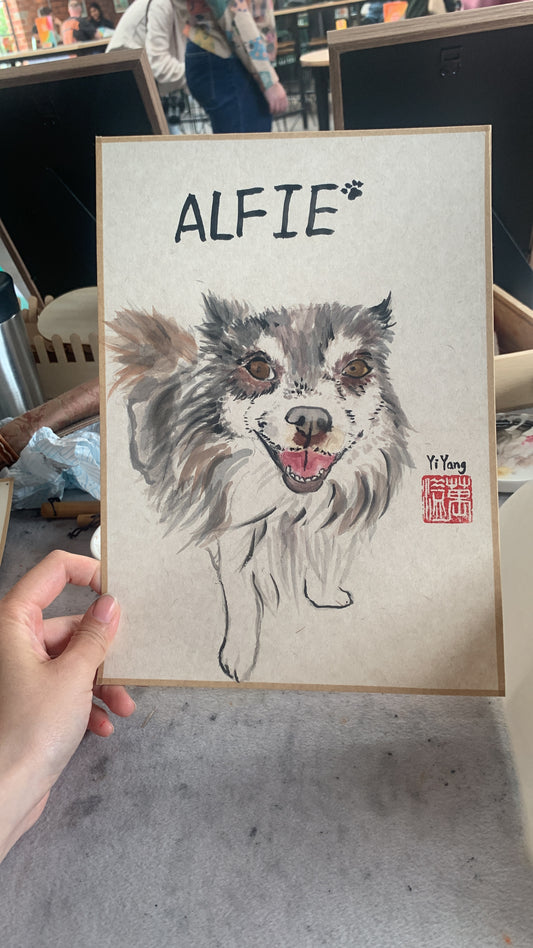 Pet sketch - Quick(ish) Portrait under 1hr