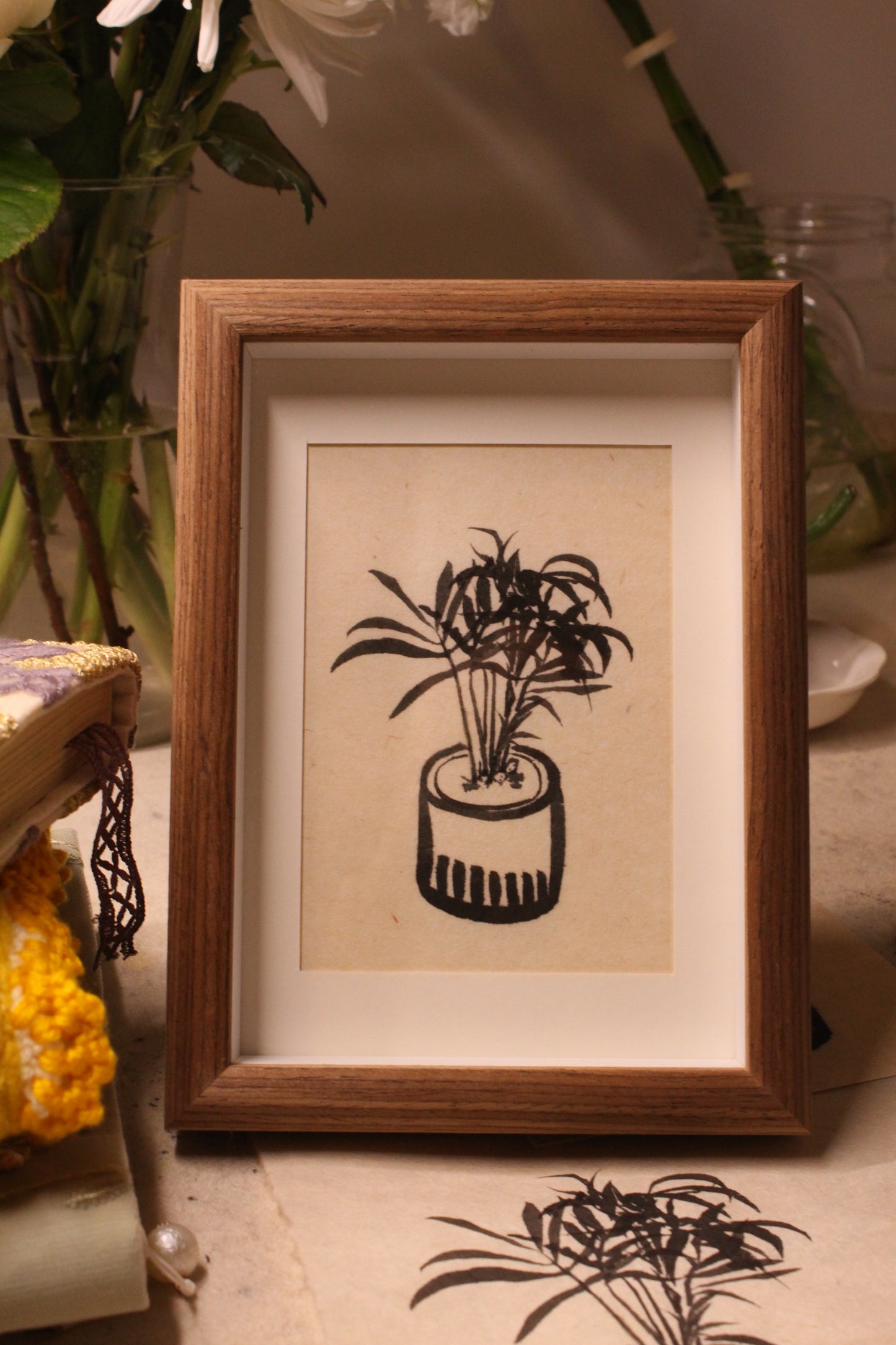 Framed | Unframed Art Print | Small Plant