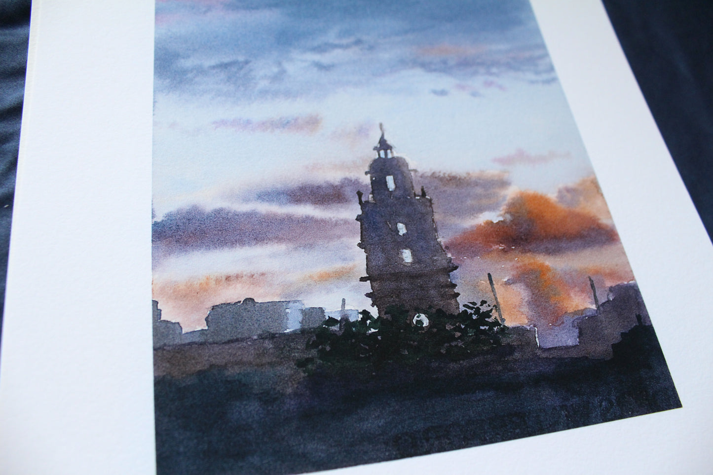 Sheffield Council Hall in Sunset
