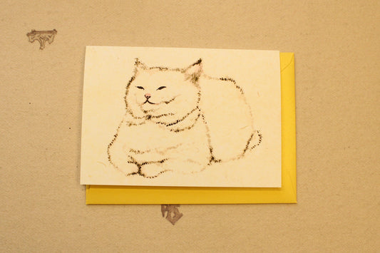 A6 Greeting Card | White loaf
