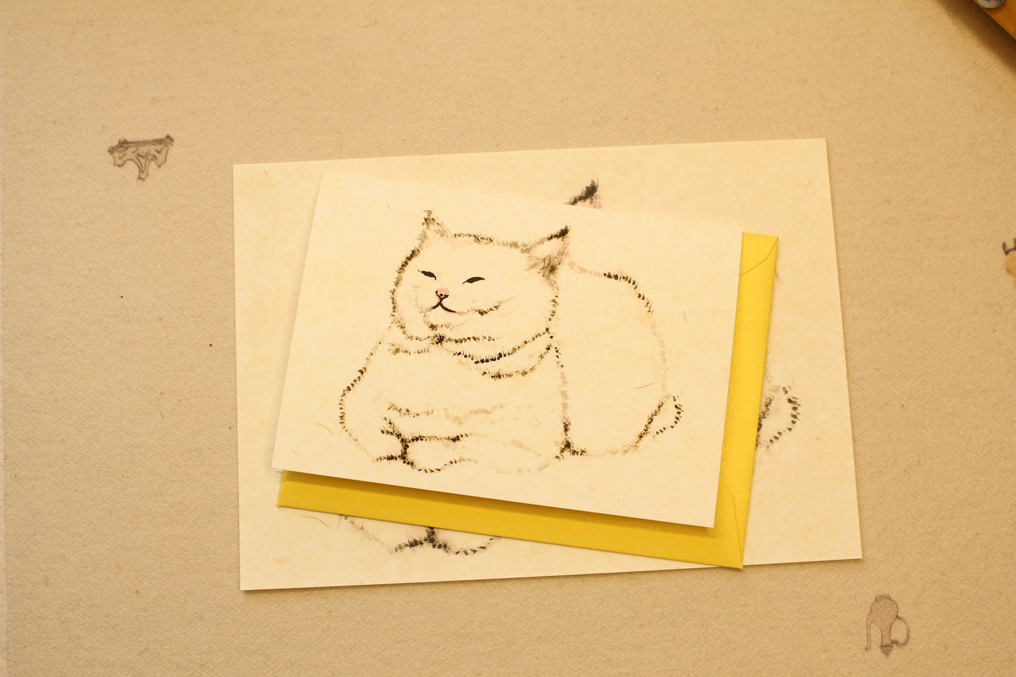 A6 Greeting Card | White loaf